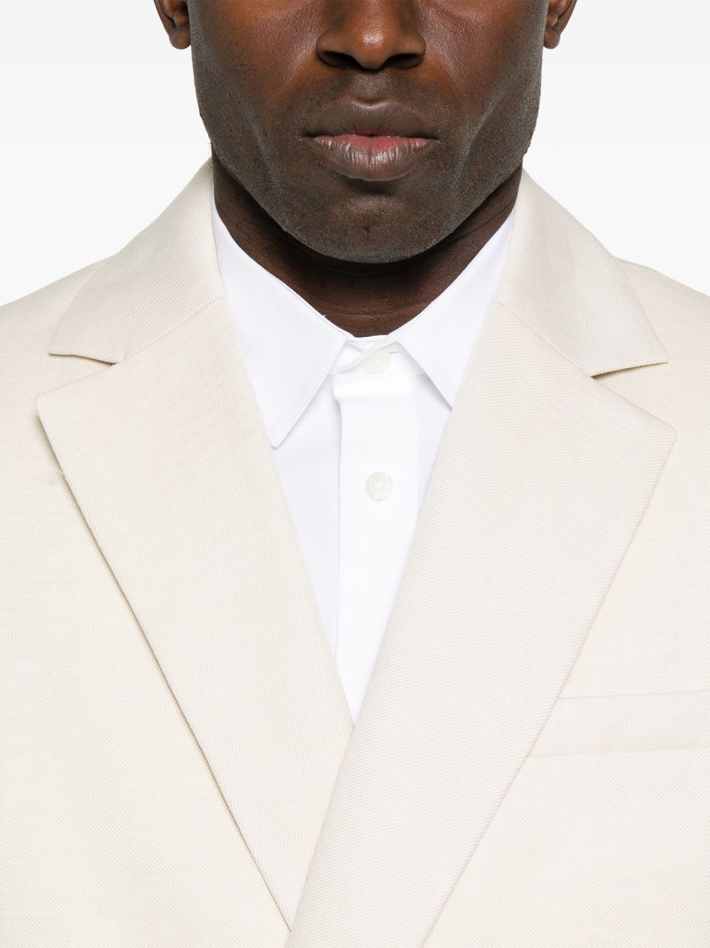 Giacca doppiopetto la veste fernando in beige Jacquemus - uomo 