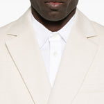 Giacca doppiopetto la veste fernando in beige Jacquemus - uomo 