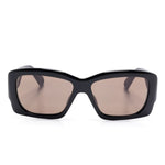Occhiali da sole squadrati in nero Jacquemus - unisex 