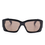 Occhiali da sole squadrati in nero Jacquemus - unisex 