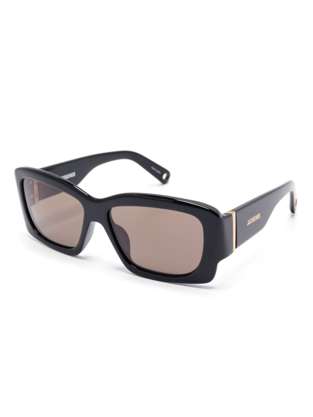 Occhiali da sole squadrati in nero Jacquemus - unisex 