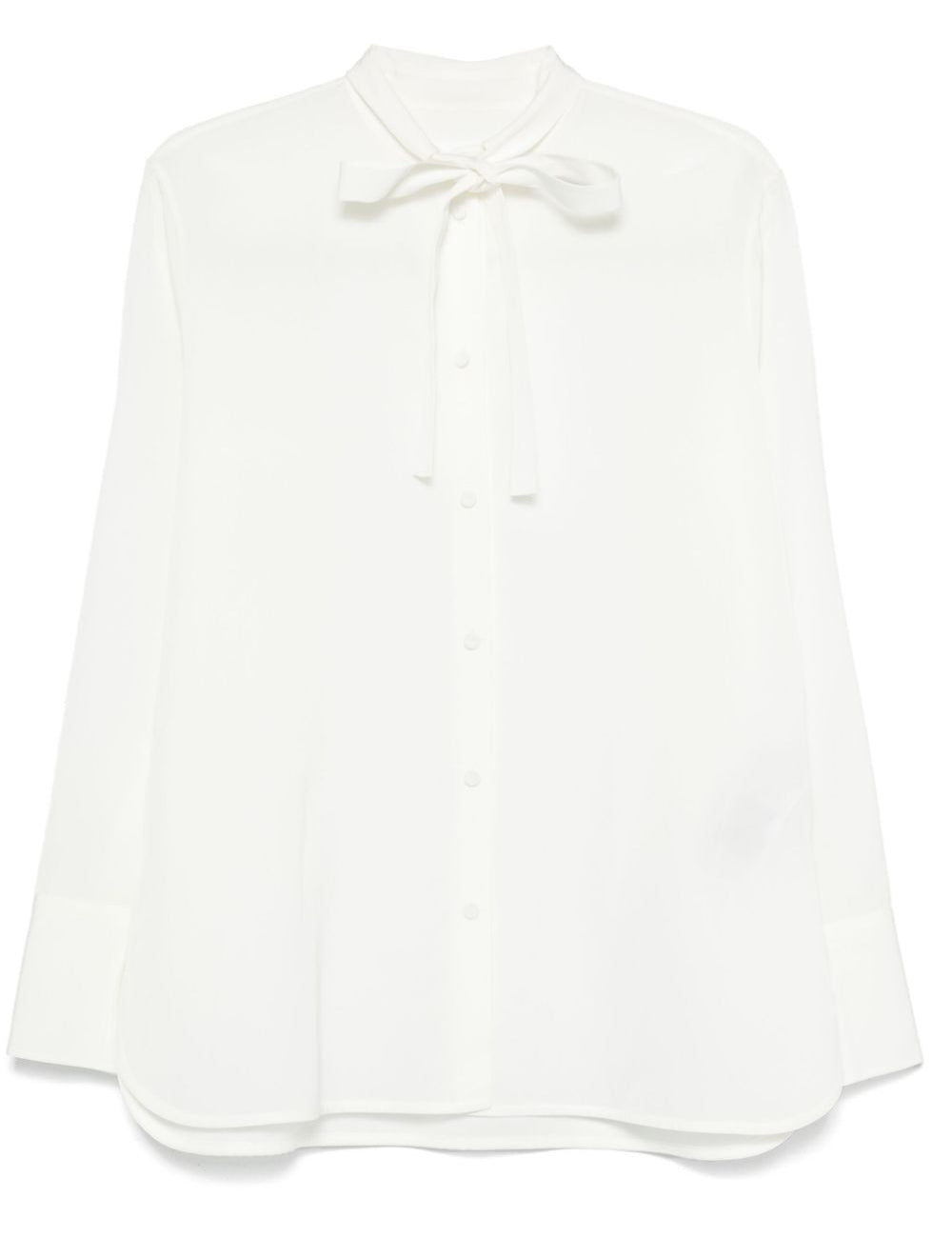 Camicia con fiocco in bianco Jil sander - donna 