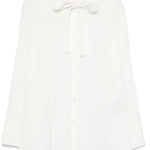 Camicia con fiocco in bianco Jil sander - donna 