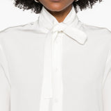 Camicia con fiocco in bianco Jil sander - donna 