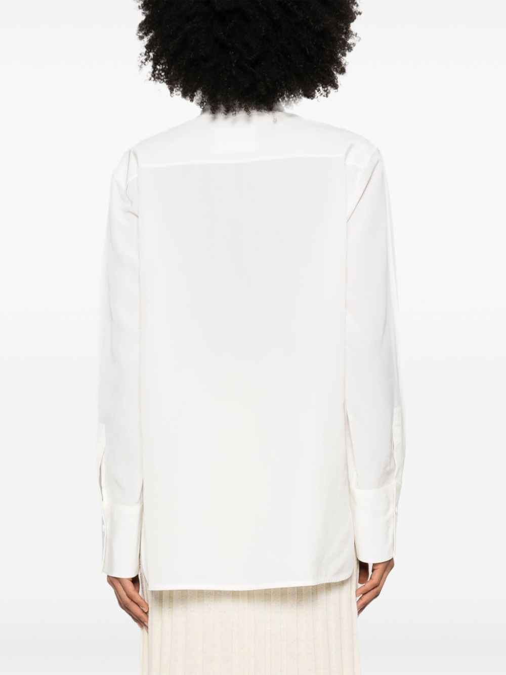 Camicia con fiocco in bianco Jil sander - donna 