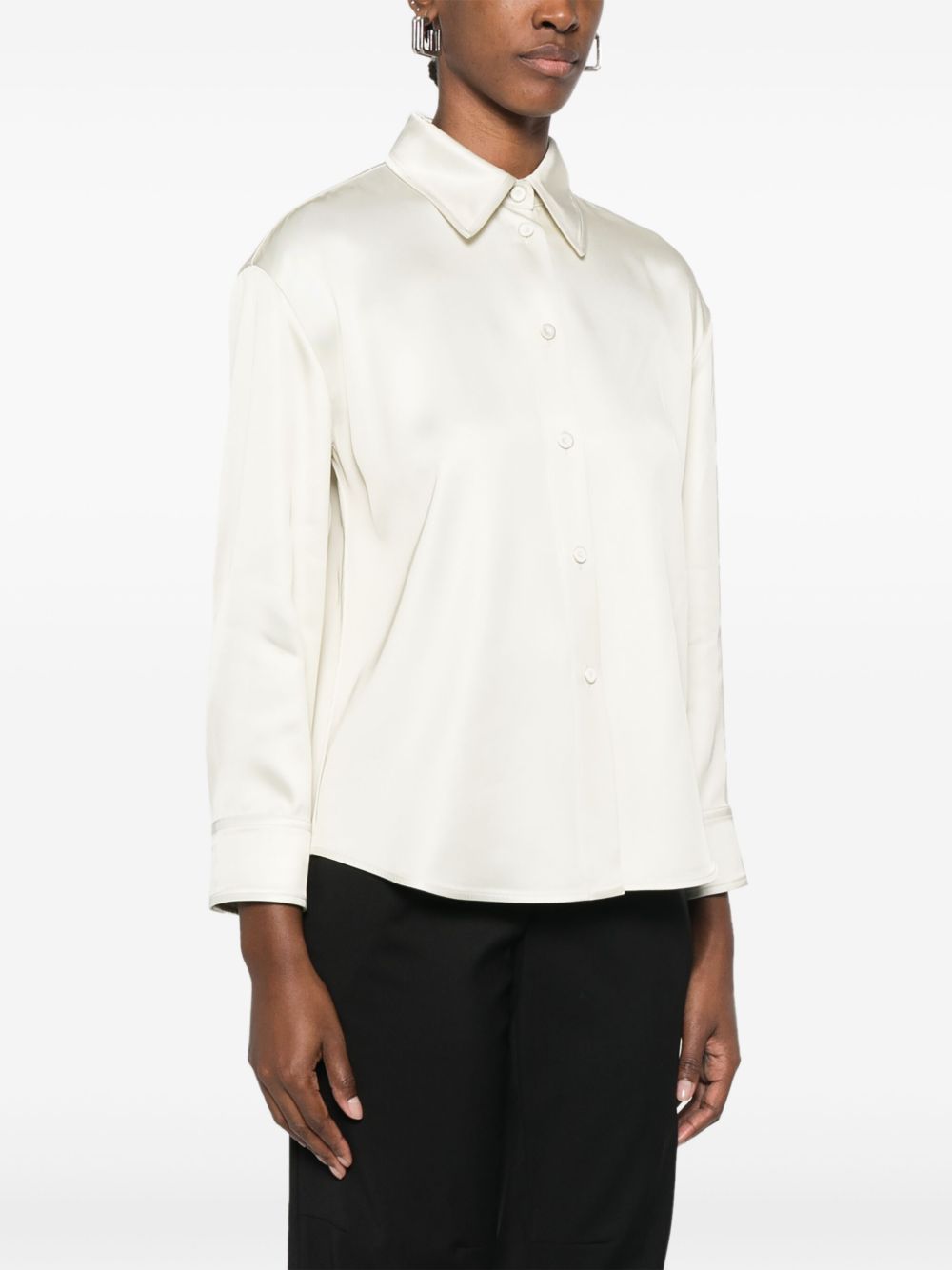 Camicia in twill in avorio Jil Sander - donna 