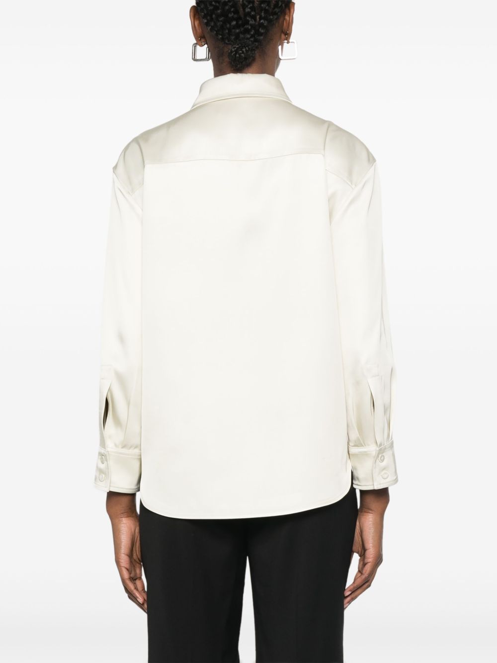 Camicia in twill in avorio Jil Sander - donna 