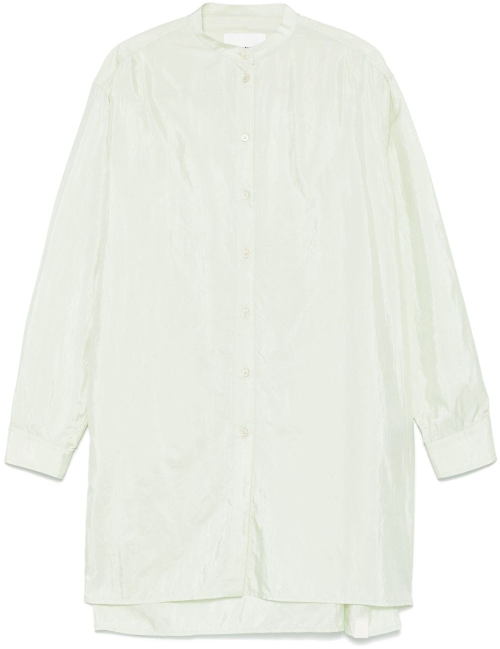 Camicia in raso in verde Jil sander - donna 