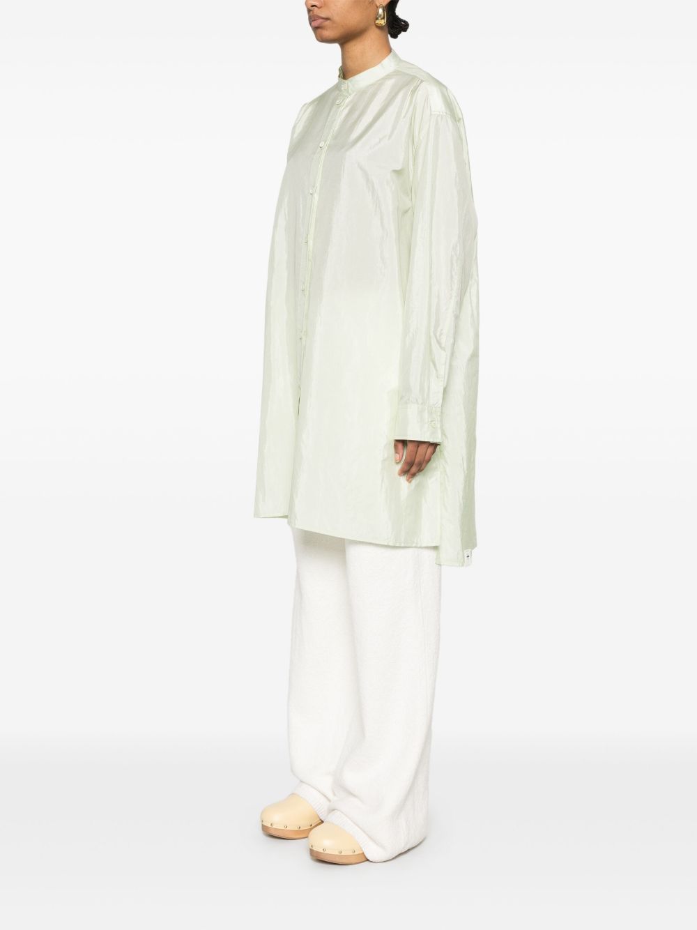 Camicia in raso in verde Jil sander - donna 