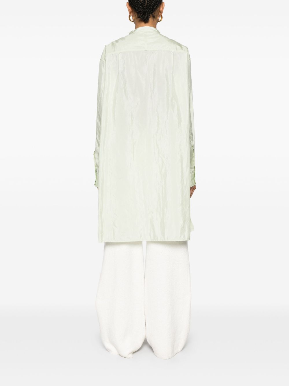 Camicia in raso in verde Jil sander - donna 