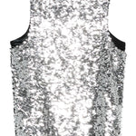 Top con paillettes in argento Junya Watanabe - donna 