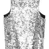 Top con paillettes in argento Junya Watanabe - donna 