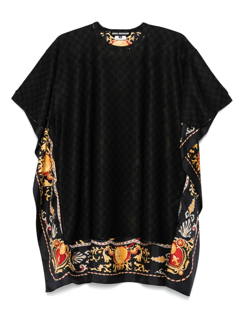 Tunica con dettagli in lurex in nero Junya watanabe - donna 