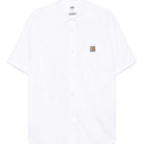 Camicia con logo in bianco Junya Watanabe MAN x Carhartt - uomo 