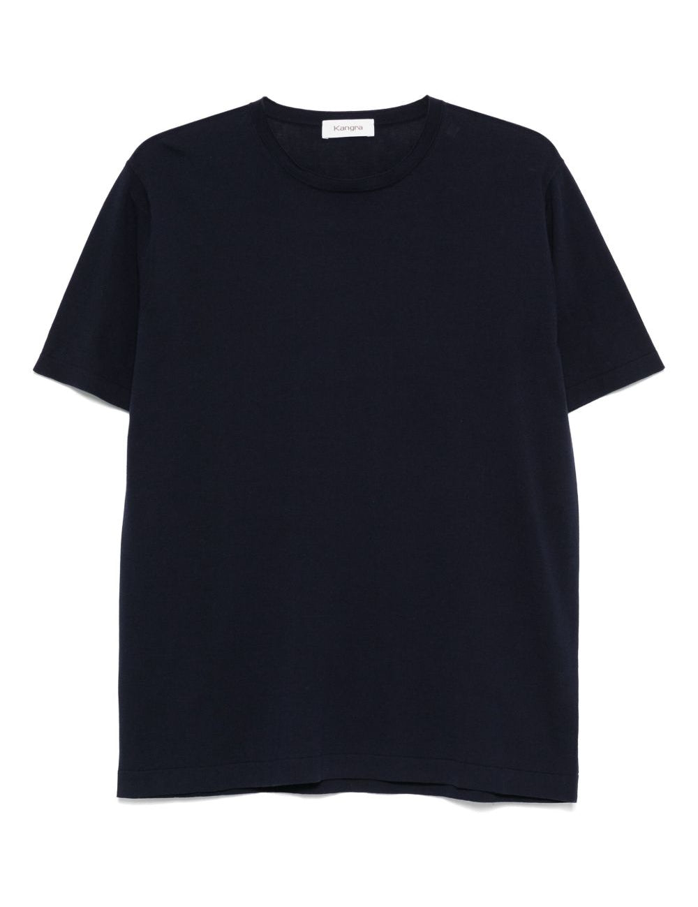 T-shirt in cotone in blu Kangra - uomo 