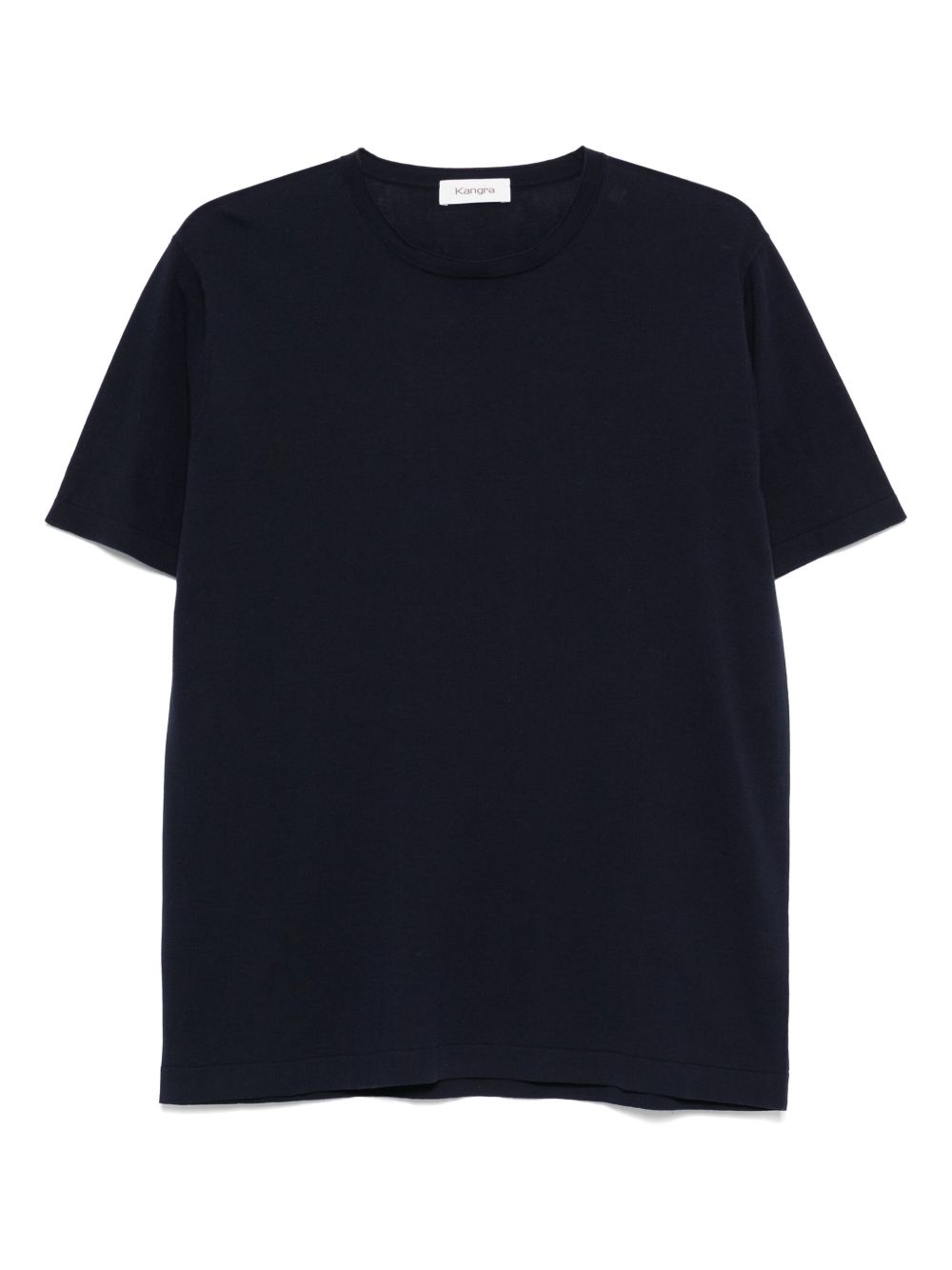 T-shirt in cotone in blu Kangra - uomo 