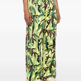 Pantaloni con stampa Chiku-Rin Camo in verde Kenzo - uomo 