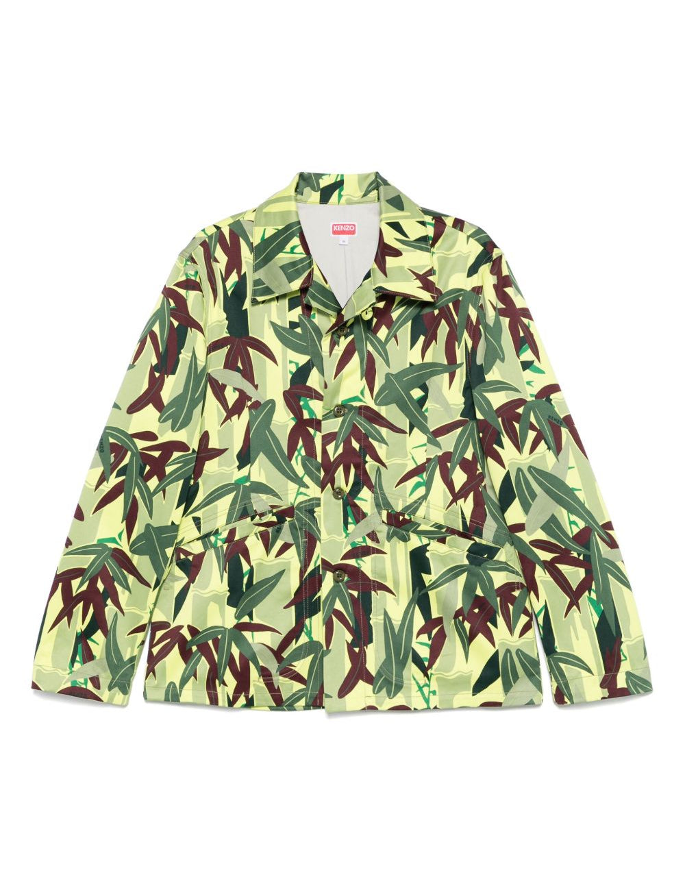 Giacca-camicia con stampa Chiku-Rin Camo in vedre Kenzo - uomo 