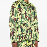 Giacca-camicia con stampa Chiku-Rin Camo in vedre Kenzo - uomo 