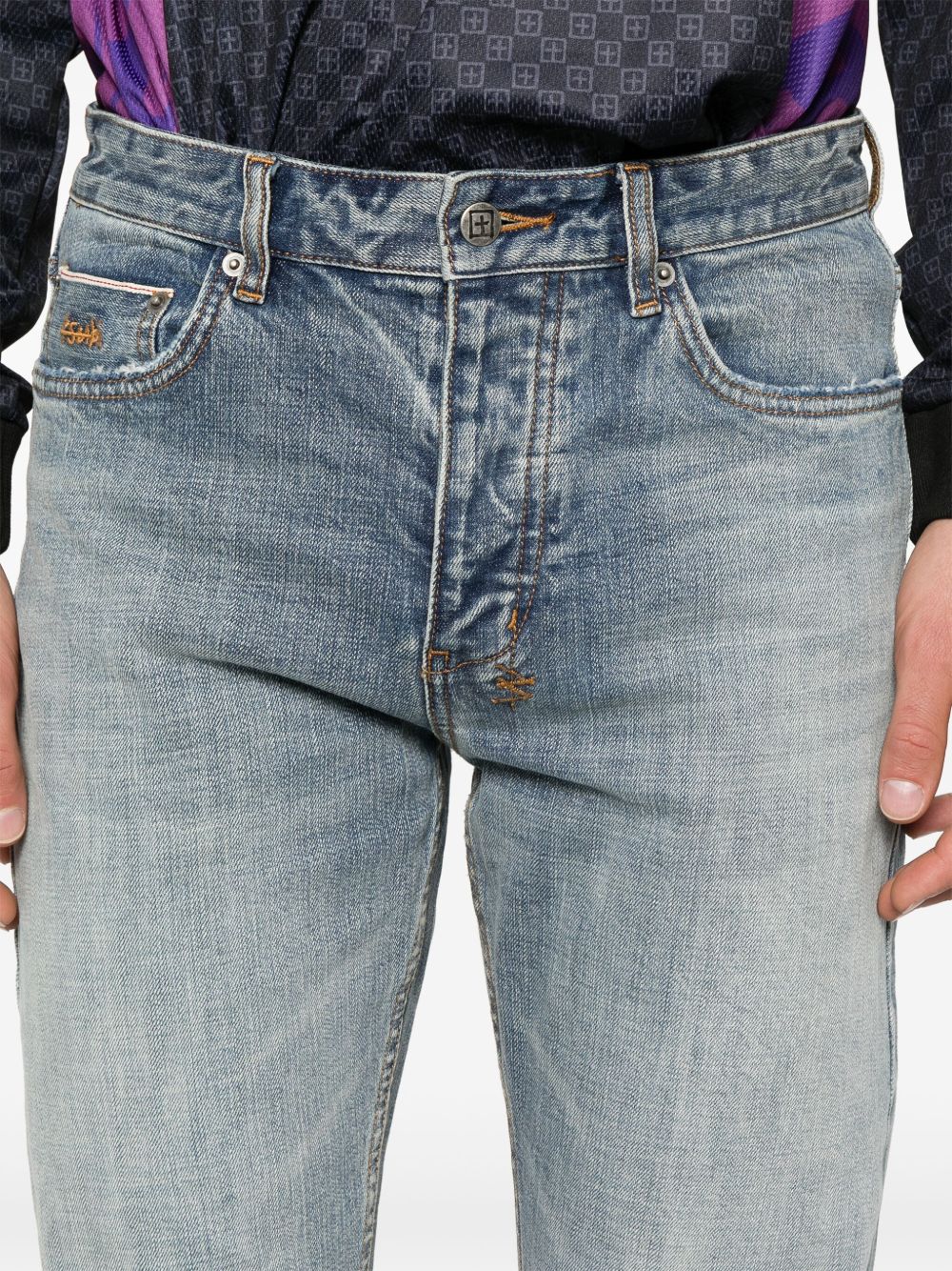 Jeans Chitch Selvedge in blu Ksubi - uomo 