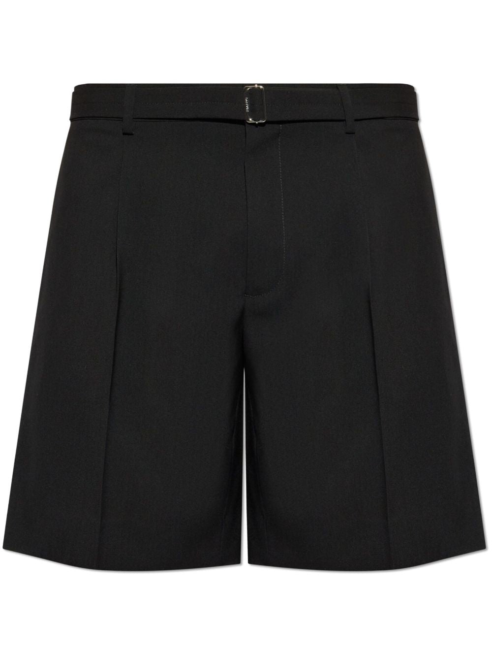 Shorts in lana vergine in nero Lanvin - donna 