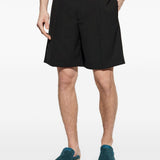Shorts in lana vergine in nero Lanvin - donna 