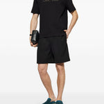 Shorts in lana vergine in nero Lanvin - donna 