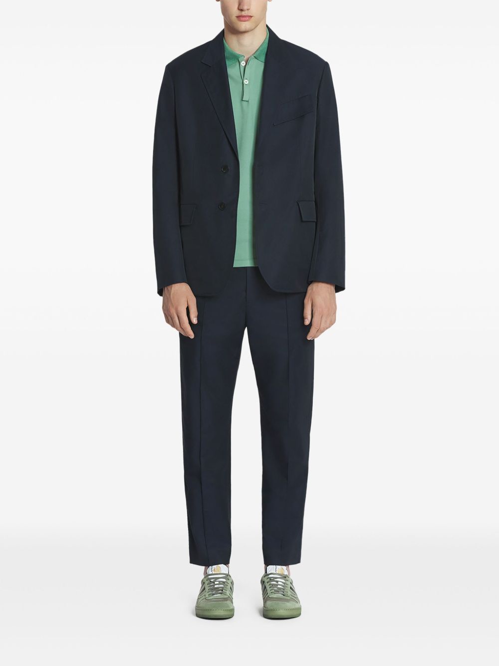 Pantaloni con elastico in blu Lanvin - uomo 
