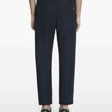 Pantaloni con elastico in blu Lanvin - uomo 