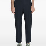 Pantaloni con elastico in blu Lanvin - uomo 