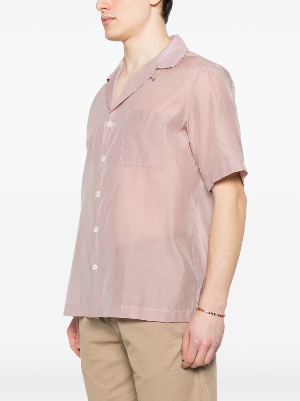 Camicia trasparente in rosa Lardini - uomo 