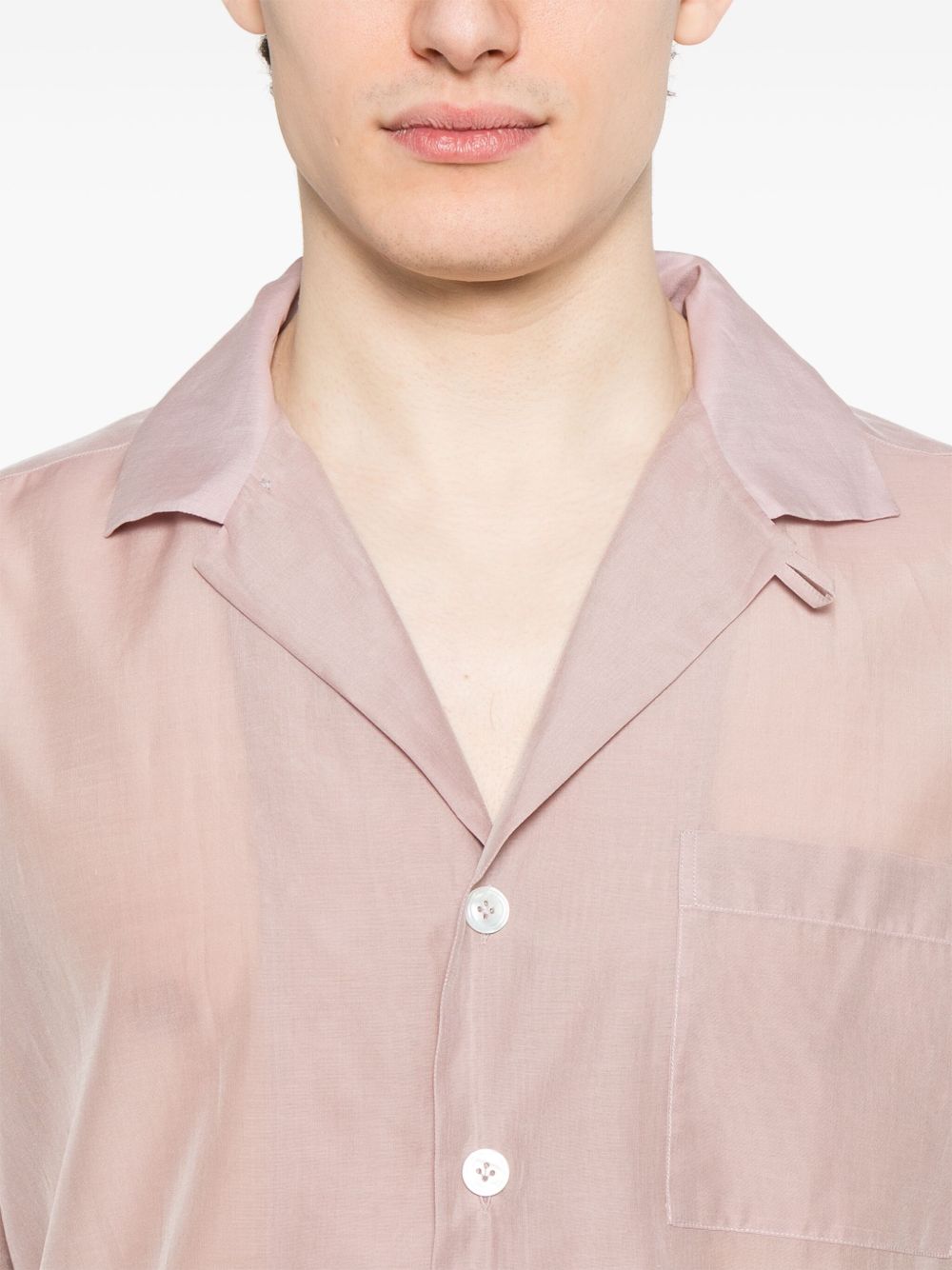 Camicia trasparente in rosa Lardini - uomo 