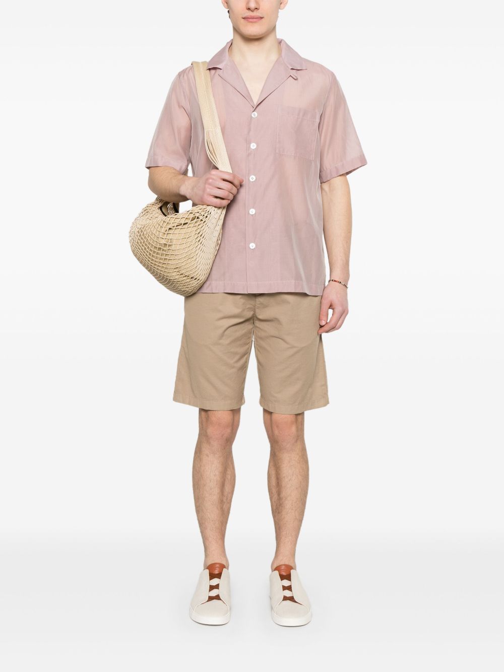 Camicia trasparente in rosa Lardini - uomo 