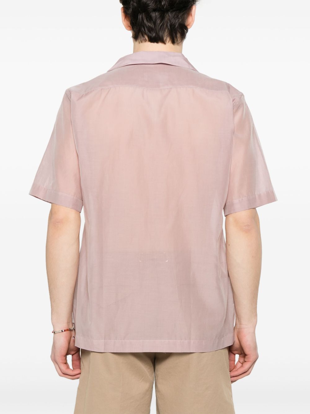 Camicia trasparente in rosa Lardini - uomo 
