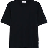T-shirt girocollo in blu notte Lardini - uomo 