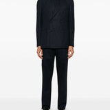 T-shirt girocollo in blu notte Lardini - uomo 
