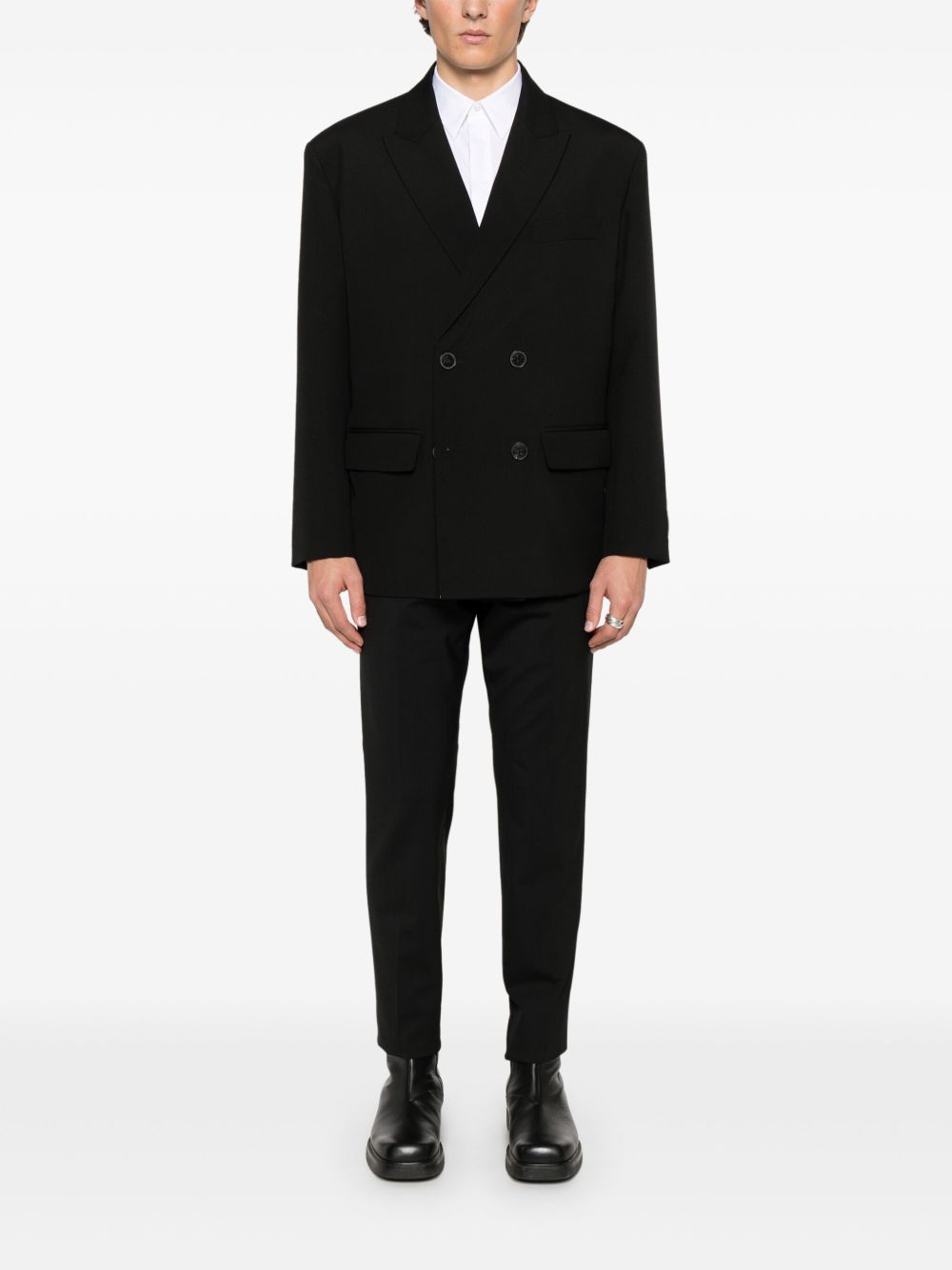 Pantaloni sartoriali in nero Lardini - uomo 