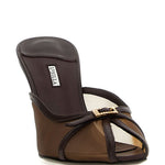 Mules Vittoria 80mm in marrone Le silla - donna 