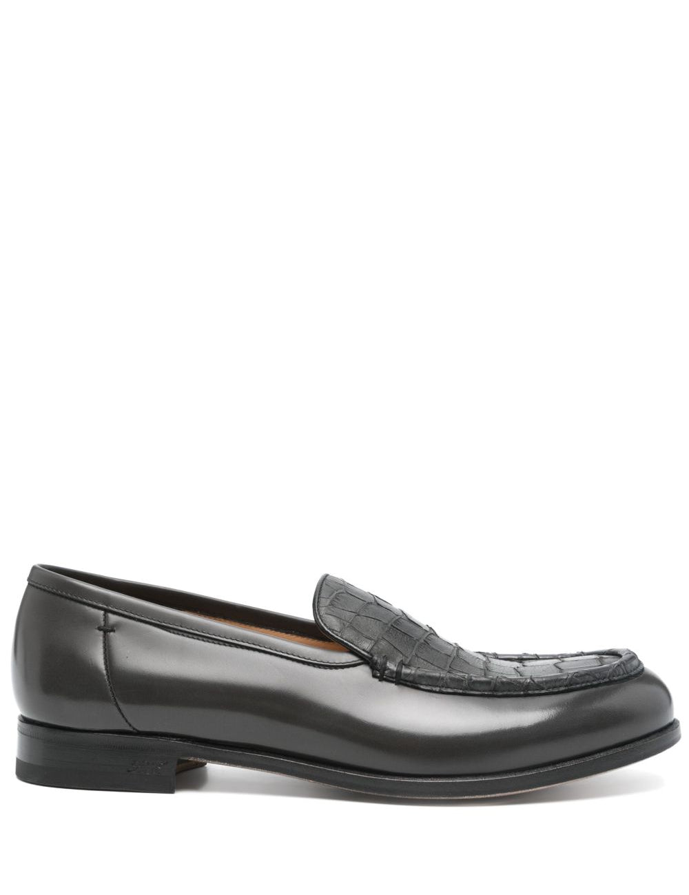Mocassini in pelle in grigio Lidfort - uomo 