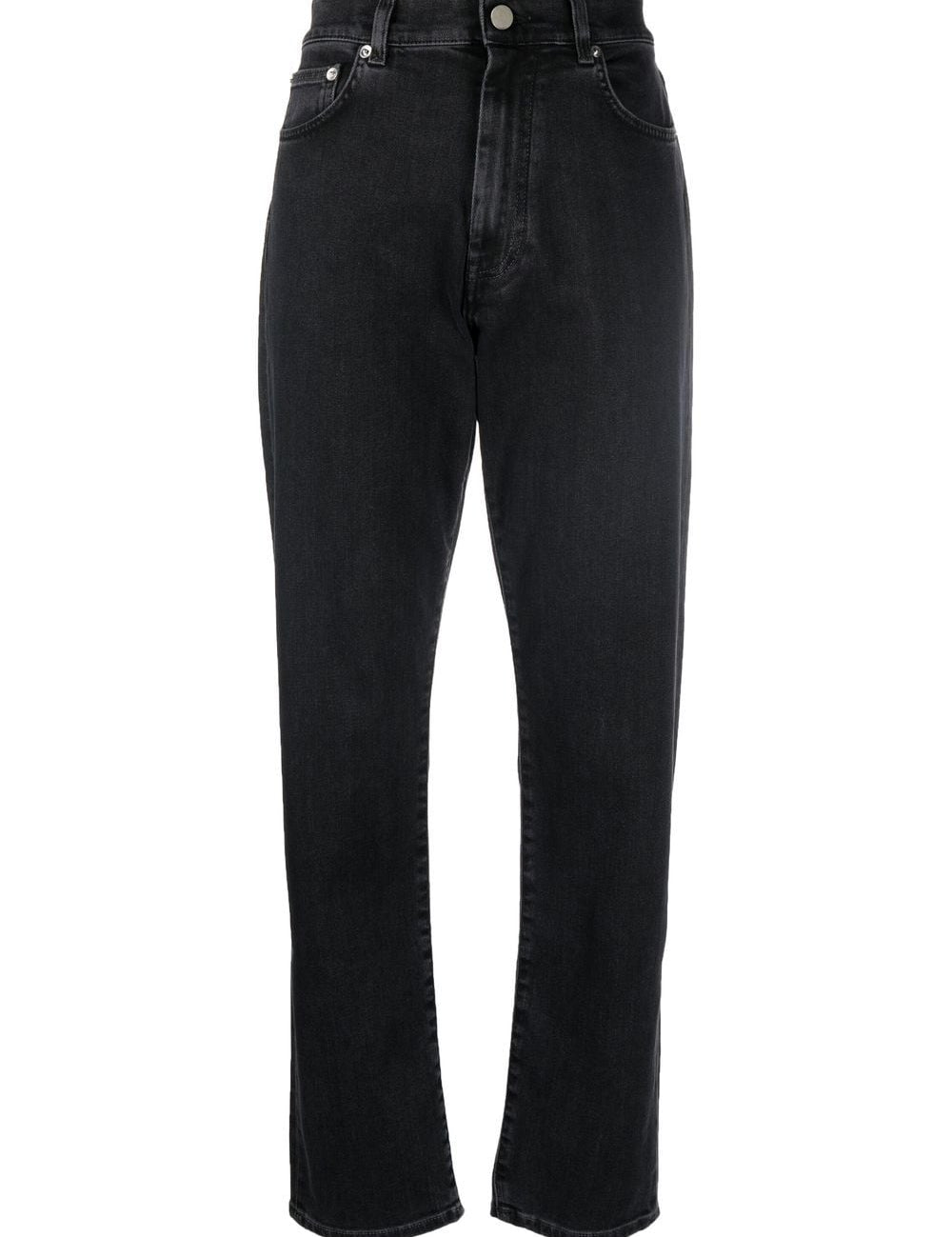 Jeans dritti wular a vita alta in nero Loulou studio - donna 