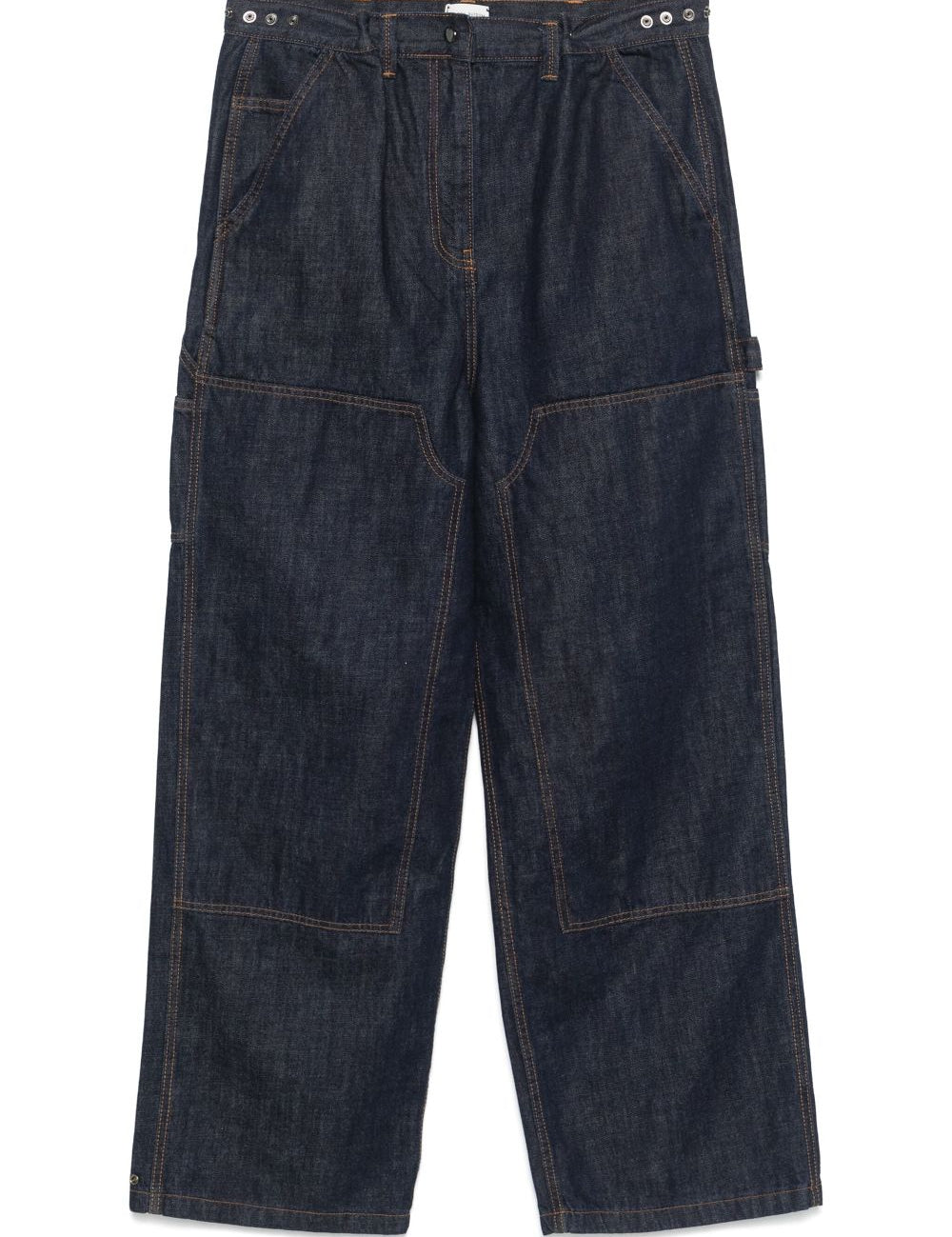 Jeans a gamba larga in blu Magda butrym - donna 