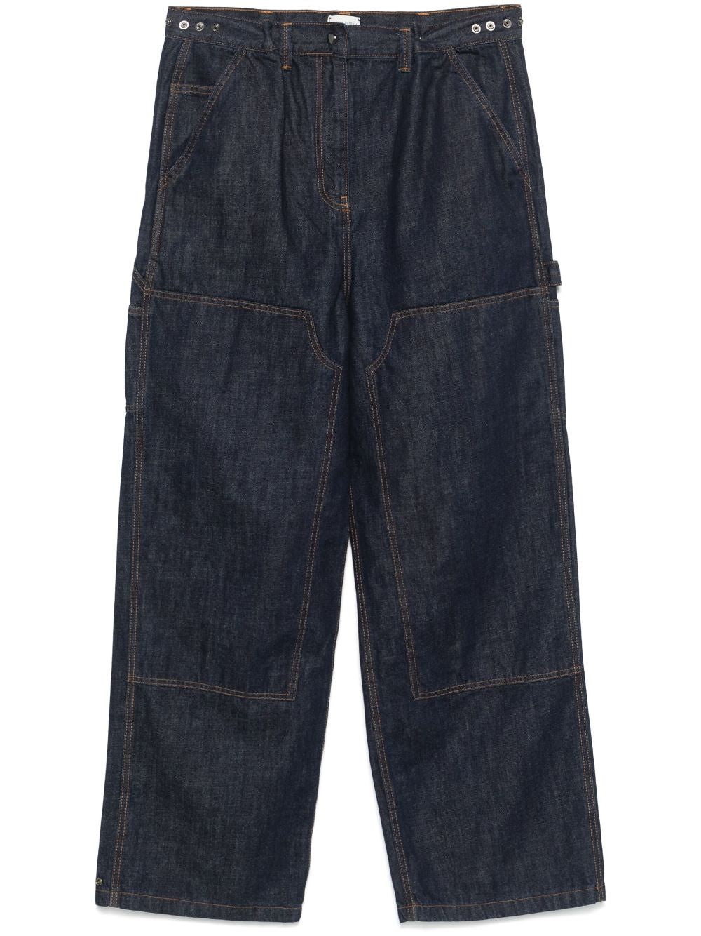 Jeans a gamba larga in blu Magda butrym - donna 