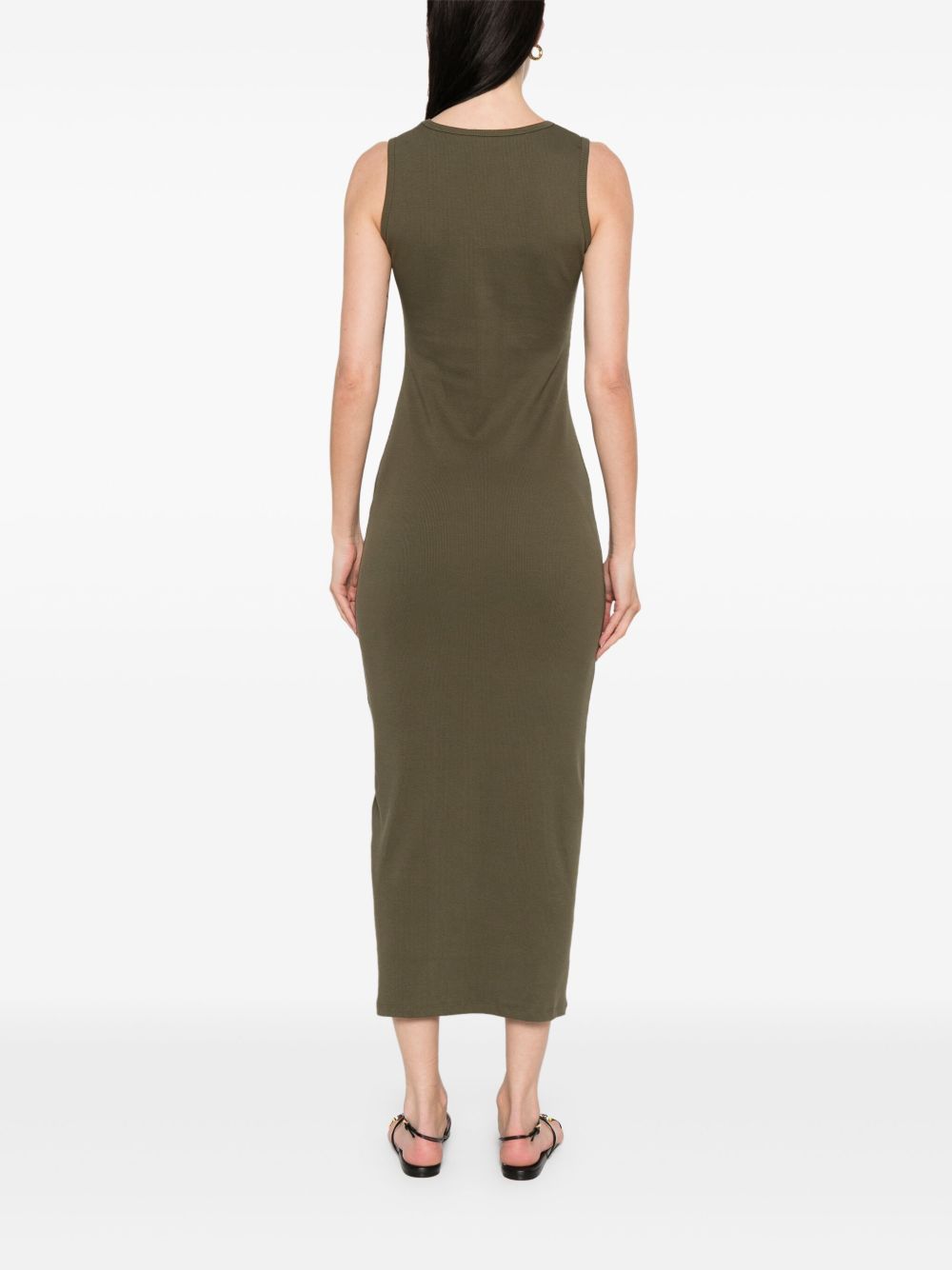 Abito con dettaglio all'uncinetto in verde khaki Magda Butrym - donna 
