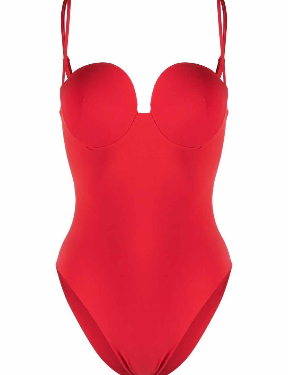 Costume intero con scollo a cuore in rosso - MAGDA BUTRYM -  donna 