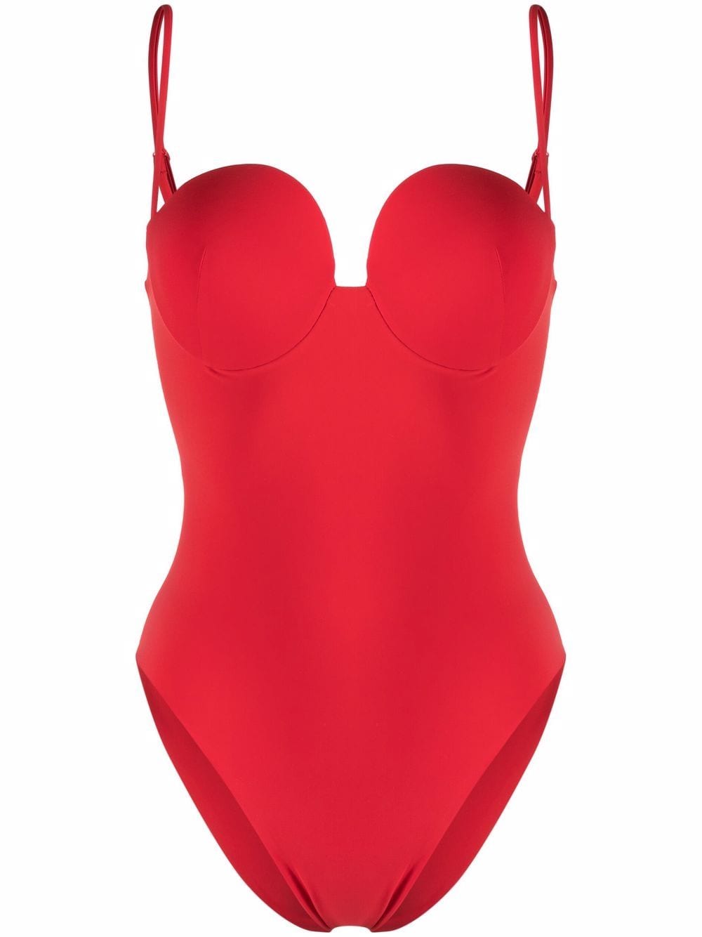 Costume intero con scollo a cuore in rosso - MAGDA BUTRYM -  donna 