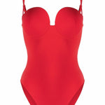 Costume intero con scollo a cuore in rosso - MAGDA BUTRYM -  donna 