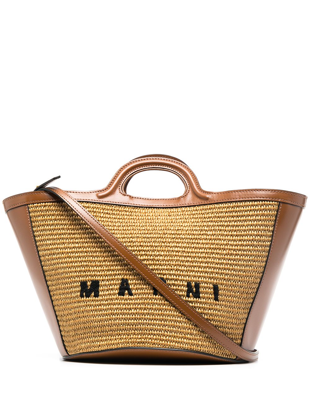 Borsa tote Tropicalia con ricamo Marni - donna 