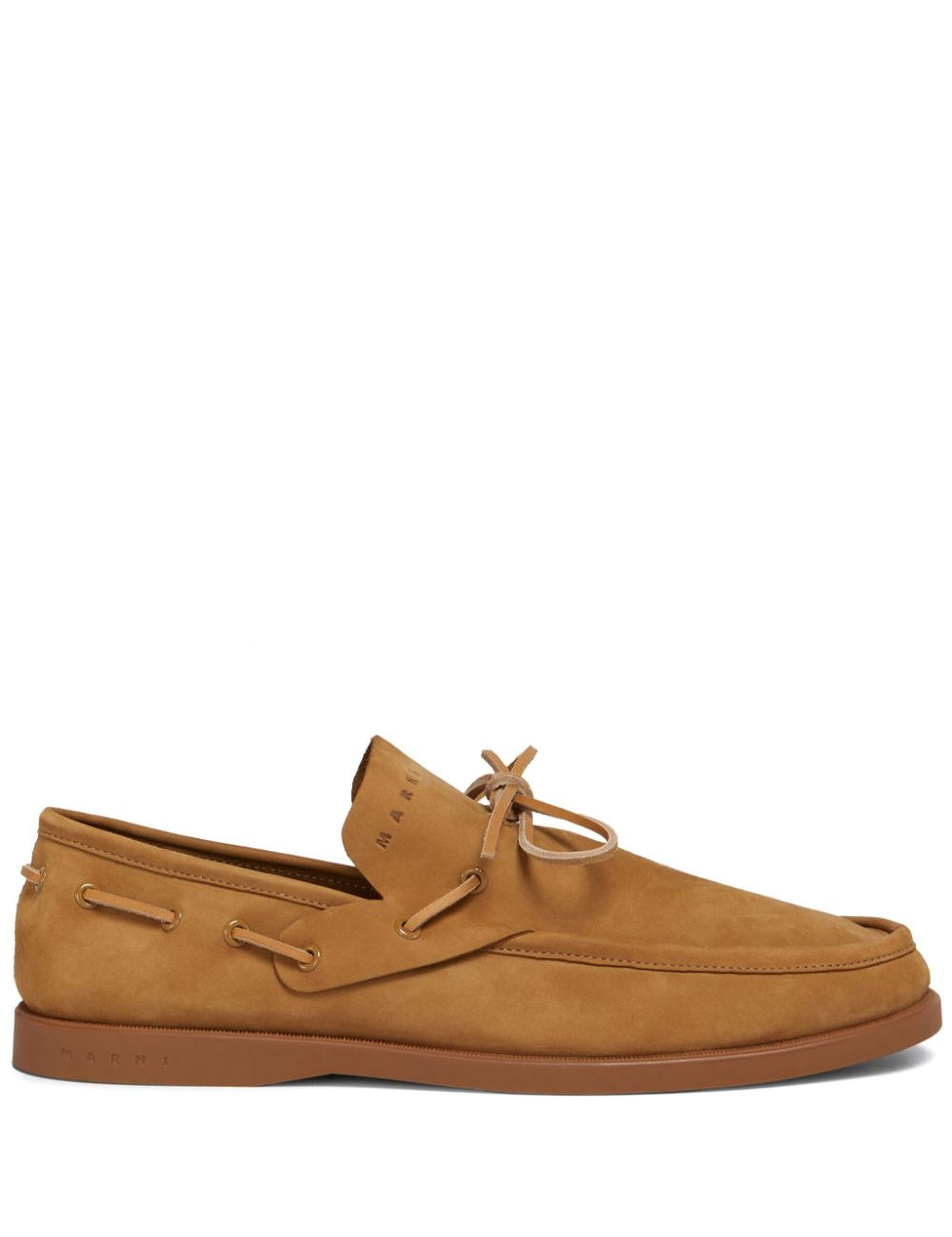 Mocassini con decorazioni in marrone Marni - uomo 