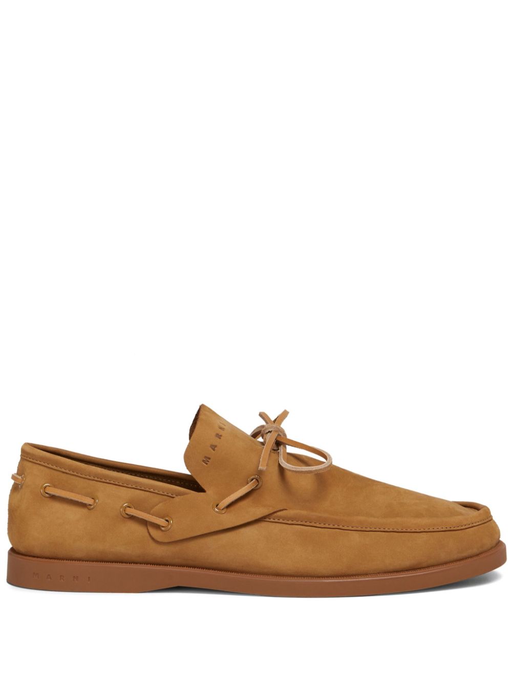 Mocassini con decorazioni in marrone Marni - uomo 