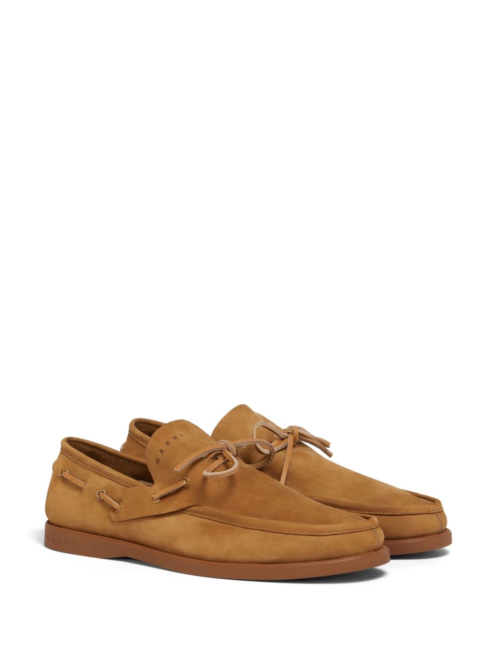 Mocassini con decorazioni in marrone Marni - uomo 